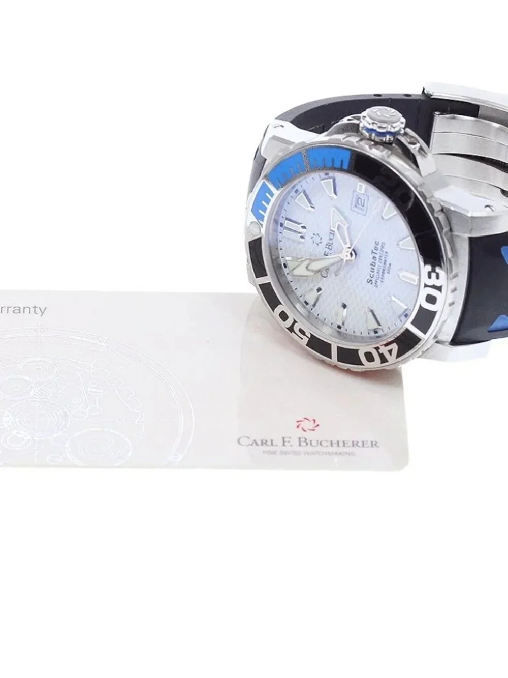 CARL F.BUCHERER Patrabi Scuba Tech 00.10632.23.23.01 Automatic Mens Watch_972744